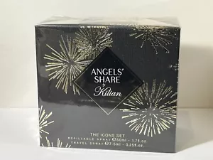 Kilian Angels' Share Icons Set Eau De Parfum 1.7oz 50ml + 7.5ml NIB SEALED - Picture 1 of 2