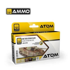 Ammo MIG ATOM-20726 - ATOM King Tiger Exterior Colors Set - Neu - Picture 1 of 1