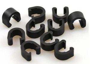** 10 PACK **- MOUNTAIN BIKE/HYBRID BIKE - CABLE C -CLIPS - HOSE CLIPS - Picture 1 of 1