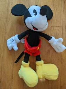 DISNEY Mickey Mouse  12" Plush Doll GALLERIE - Picture 1 of 3