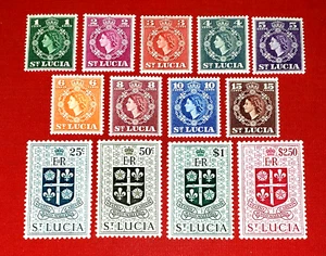 {BRITISH-ST. LUCIA/SCOTT #157-169/ MLH-MNH SET/ VF/ CV $21,00/epictronic/JC} - Foto 1 di 2