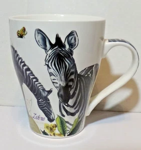 ZEBRA 4.5" Ceramic Mug Heritage by Jay Fine Bone China Coffee Tea Drinking Cup - Picture 1 of 7