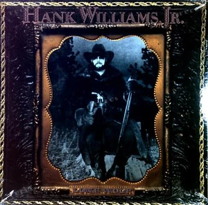 Hank Williams Jr. - Lone Wolf Europe LP 1990 (SS/SS) `* - Picture 1 of 1