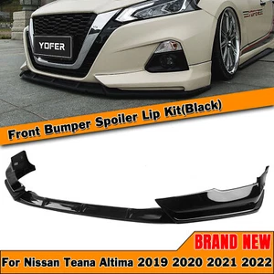 Frontschürze Stoßstange Spoiler Lip Schwarz Für Nissan Teana Altima 2019-2022 - Picture 1 of 12
