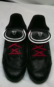 Under Armour Black Baseball Cleats Shoes Size 7.5 EUC - Picture 1 of 10