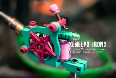 Mictlan 铁杆手工纹身机 Baphomet — 第 1/4 张图片