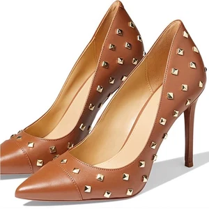 decolte Michael Kors con borchie cognac taglia 9 - Foto 1 di 9