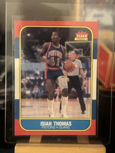 1986-87 Fleer - Isiah Thomas #109 (RC) - Picture 1 of 2