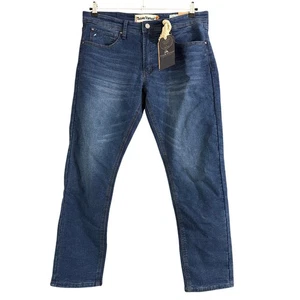 Tailor Vintage Men's Canaan Slim Fit Stretch Denim Jeans Size 34W 30L 34x30 New - Picture 1 of 7