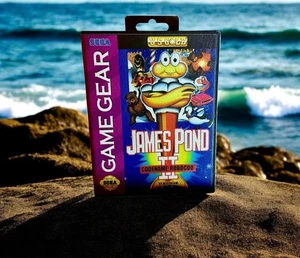 James Pond II: Codename RoboCod (Sega Game Gear) Authentic, HQ Reproduction Case - Picture 1 of 4