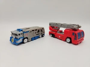 Transformers Robots in Disguise Rid Basic Class Optimus Prime + Ultra Magnus - Picture 1 of 4