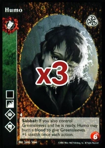 Lot of 3 cards: Humo [Third set] - VTES card - Foto 1 di 2