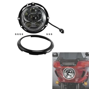 5.75''  LED Headlight & Bracket Set Fit For Harley Low Rider ST FXLRST 2022-2025 - Picture 1 of 16