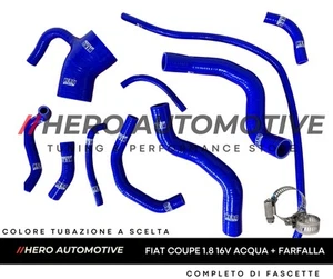 Fiat Coupe 1.8 16v Kit Manicotti In Silicone Completo Acqua + Farfalla - Imagen 1 de 6