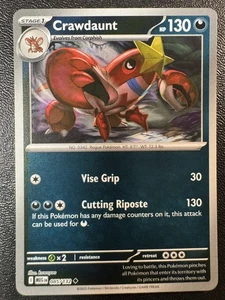 Crawdaunt 085/132 Reverse Holo Uncommon ME01: Mega Evolution NM - Bild 1 von 2