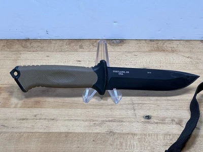 Cuchillo de caza Gerber USA Prodigy 08719 Coyote bronceado hoja fija con funda Foto 1 de 4