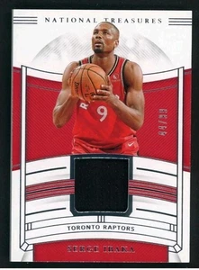 Patch maglia 2019 Panini National Treasures #JT-SIB Serge Ibaka Raptors GU /99 - Foto 1 di 2