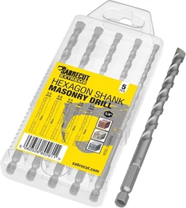 5 x SabreCut SCMPA5 160mm 5,5mm 6mm 6,5mm 7mm 8mm Schlagschrauber Mauerwerk... - Bild 1 von 7