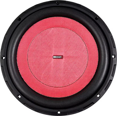 MB Quart - Subwoofer de doble voz Discus 12" 600W - Rojo Foto 1 de 4