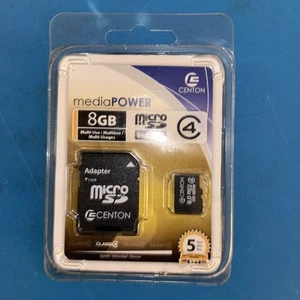 Centon 8GB SD/HC Flash Memory Cards Class 4 - Picture 1 of 2