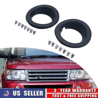 For Land Rover Range Rover Sport 2006-2009 Front Left+Right Fog Lamp Bezel US Foto 1 de 4