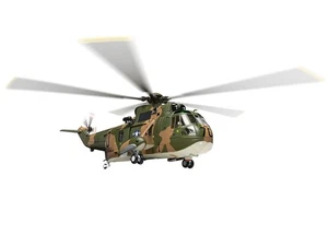 Sikorsky SH-3A Sea King Helicopter "HS-2 Golden Falcons Armed Search & Rescue No - Picture 1 of 3