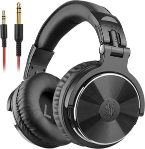 Cuffie over-ear cablate ad alta risoluzione per monitoraggio e mixaggio da studio - Nero - Foto 1 di 9