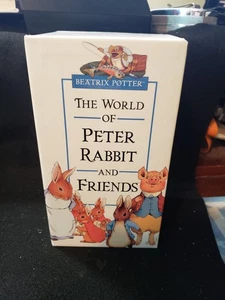 Beatrix Potter The World of Peter Rabbit and Friends 3 Tapes VHS Box Video Set - Imagen 1 de 2