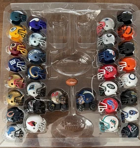 Lot Of 32 Mighty Helmet Racers NFL Helmets & 2 Racers & Mini Football 2004 - Picture 1 of 11