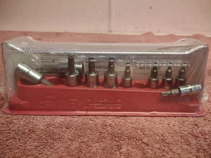 New!!! Snap-on 210EFTXRY 10pc 1/4" & 3/8" Drive Tamper-Resistant Torx Socket Set - Picture 1 of 4
