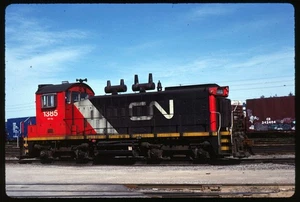 Original Rail Slide - CN Canadian National 1385 Oakville ON 4-26-1998 - Bild 1 von 1