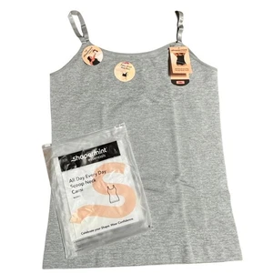 Prendas moldeadoras cami cuello redondo todo el día todos los días gris jaspeado MENTA NUEVAS CON ETIQUETAS 3XL - Imagen 1 de 6