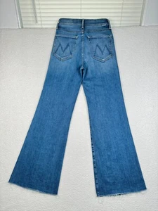 Mother The Tomcat Roller Fray Jeans Bootcut 26 Fits 26x30 Blue Denim - Picture 1 of 15