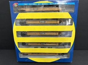 HO Athearn RTR 95078 Anhängerzug Maxi I Intermodal Well Auto Set TTX #751272 P3 - Bild 1 von 4