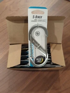 NiteIze - S-Biner - SB5-03-11 [6 pack] - Dual Carabiner Stainless - NEW - Picture 1 of 4