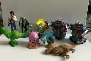 Disney PVC Lot of 9 PVC Figures Finding Nemo Toy Story Rex Sparky Eric Dinosaur - Picture 1 of 9