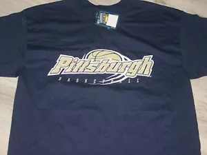 PITT PANTHERS University Pittsburgh BASKETBALL T-Shirt NWT sz..... LARGE - Picture 1 of 6