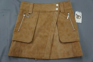 Falda para mujer Free People Carson utilitaria de cuero sintético talla 2 nueva con etiquetas ($128.00) - Imagen 1 de 5