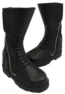 Kids Childs Baby Biker Childrens Motorcycle Motorbike Sport Boot Black - T