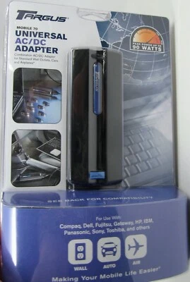 Adaptador universal de CA/CC Targus Mobile 70 pico a 90 vatios Foto 1 de 4