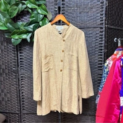 Chaqueta túnica vintage Anne Klein como mezcla estilo demasiado asimétrica, 8 mediana Foto 1 de 4