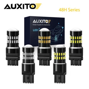 AUXITO 7443 7440 Amber/White LED Turn Signal Light Bulbs Anti Hyper Flash CANBUS - Picture 1 of 15