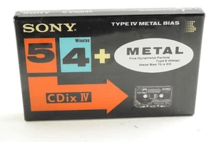 Sony Metal Cassette Tape Cdix IV 54 min - Bild 1 von 3