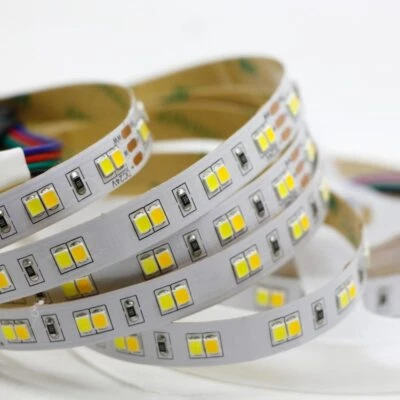 5M 24V Double Color 2835 LED Strip light CRI 95 Flexible Tape CW/WW Dual CCT - Image 1 of 4