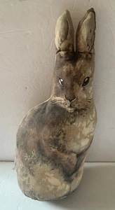 Vintage Arnold Print Works Rabbit Plush 14" 1892 North Adams - Picture 1 of 6