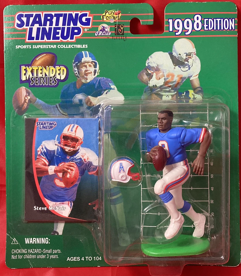 Oilers Starting Lineup Steve McNair 1998 Edition Extended Series Tennessee - Imagem 1 de 1