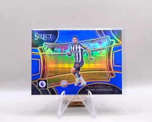 2023-24 Panini Select EPL Bruno Guimaraes Blue Prizm Field Level Newcastle - Picture 1 of 2