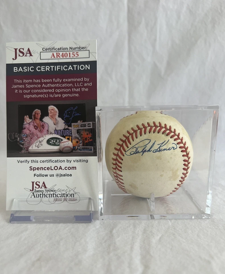 Ralph McPherran Kiner Pittsburgh Pirates Signed Autographed Baseball JSA COA - Image 1 of 4