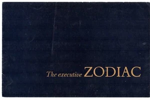 Ford Zodiac Executive Mk3 1965 UK Market Foldout Sales Brochure - Picture 1 of 2