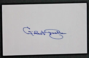 Grant Jackson (d.2021) Pittsburgh Pirates Autographed Signed 3x5 Index Card - Picture 1 of 2